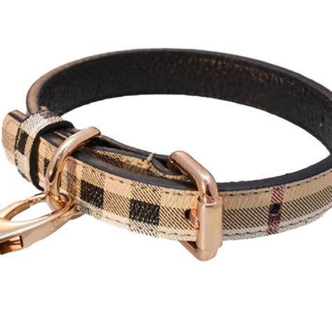 authentic burberry dog collar.